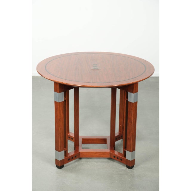 Art Deco Style Decoforma Series Round Side or Coffee Table from Schuitema For Sale - Image 3 of 12