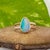 2.5ct Boulder Opal Ring With Natural Diamond Accents: Solid 14k Gold, Size 6.75 For Sale In Columbus - Image 6 of 10
