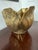 Hollywood Regency Vintage Mid-Century Brass Seashell Planter For Sale - Image 3 of 6