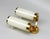 Beige Bauhaus Minimalist Wall Lights in Brass and Glass Cylinder, 1930s, Set of 2 For Sale - Image 8 of 18