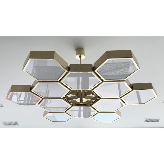 21st Century Esagoni Chandelier by Fabio LTD For Sale - Image 9 of 9