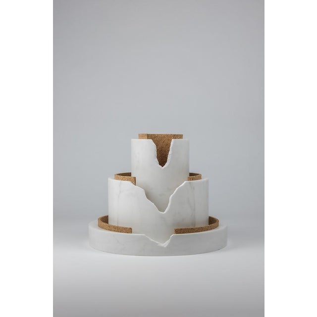 Contemporary Fracture _ Medium Centerpiece by Gumdesign for La Casa Di Pietra For Sale - Image 3 of 4