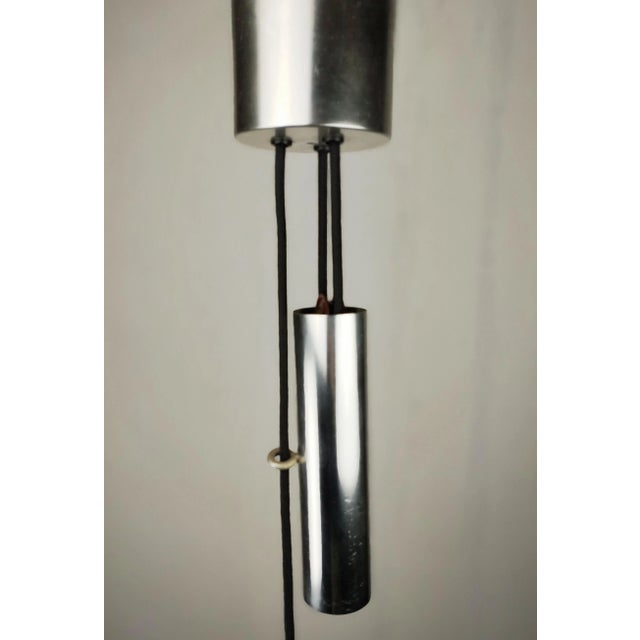 German Mid-Century Modern Rise and Fall Pendant Lamp from Erco, 1960s For Sale - Image 6 of 10