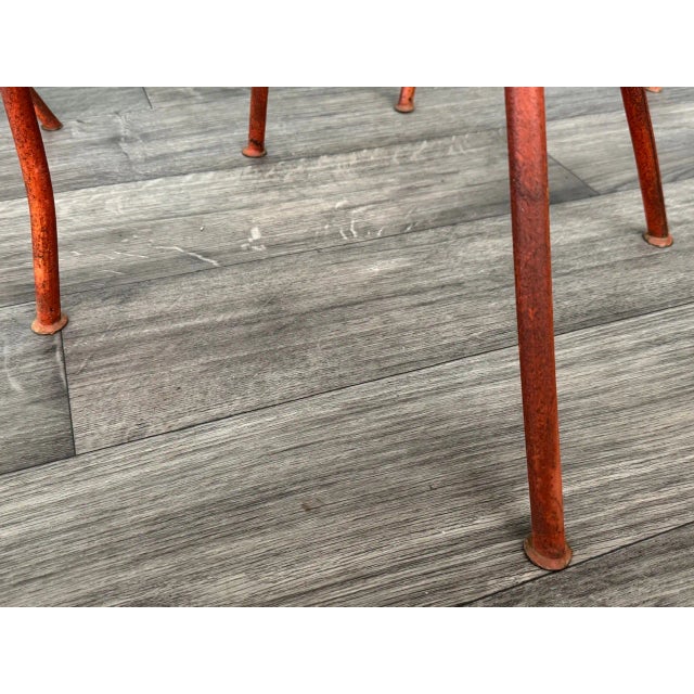 Vintage Italian Iron Garden Chairs, 1950s, Set of 4 For Sale - Image 13 of 14