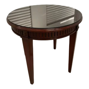 1990s Contemporary Nancy Corzine Mahogany Side Table