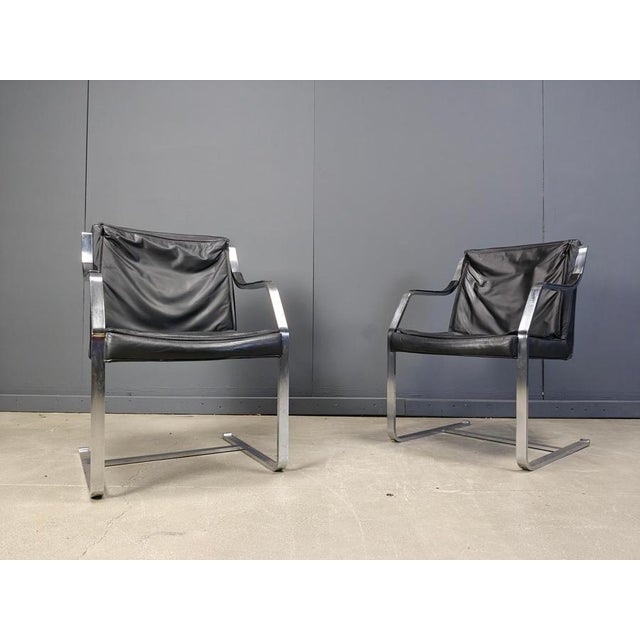 1980s Armchairs by Rudolf Glatzel for Knoll Art Collection, 1980s, Set of 6 For Sale - Image 5 of 12