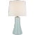 Harvest Medium Table Lamp in Ice Blue with Linen Shade Designer: Barbara Barry Height: 29.5" Shade Detail: 15" x 16" x 13"...