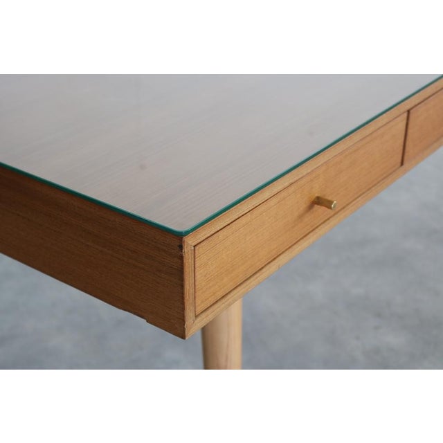 Vintage Danish Wooden Dining Table, 1980s For Sale - Image 13 of 14