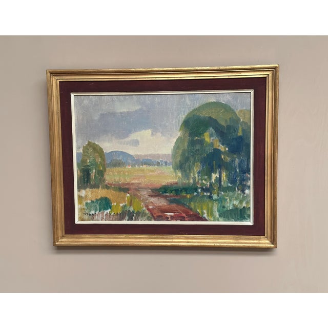 Ragnar Falk, Landscape, 1950s, Oil Painting on Canvas, Framed For Sale - Image 4 of 18