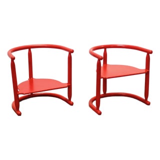 Vintage Ikea Pair of “Anna” Reversible Children’s Chairs Designed by Otto Nielsen For Sale