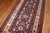 Red Zabihi Collection Antique Caucasian Kuba 19th Century Wide Runner - 3'11" x 12'1" For Sale - Image 8 of 11