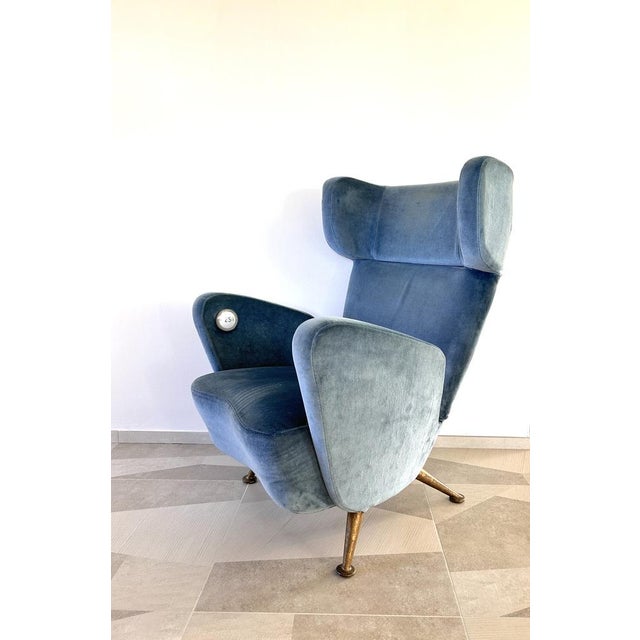 Vintage Armchair by Giulio Minoletti, 1950s For Sale - Image 3 of 14