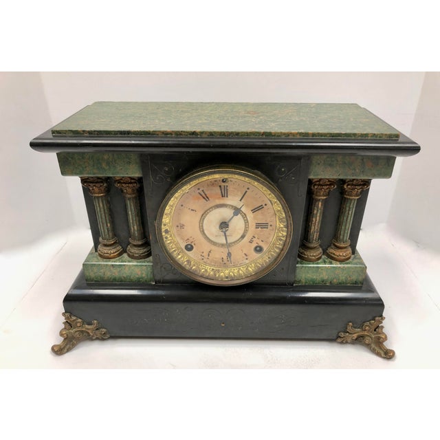 Early 1900s Antique Seth Thomas Adamantine Mantel Clock Chairish