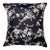Chinese Garden Black & Ivory Pillow Case, 20" x 20" For Sale