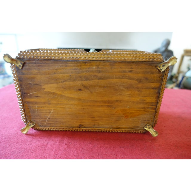 Vintage Sewing Box, 1920s For Sale - Image 9 of 10