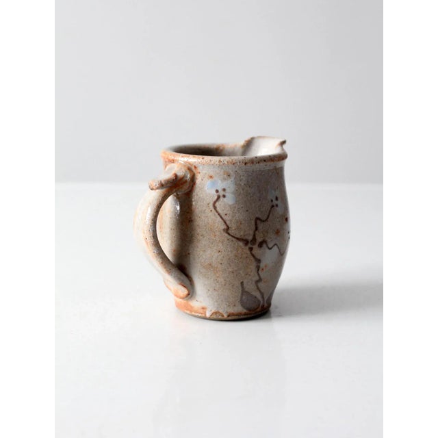 Vintage Pottery Pitcher For Sale - Image 9 of 14