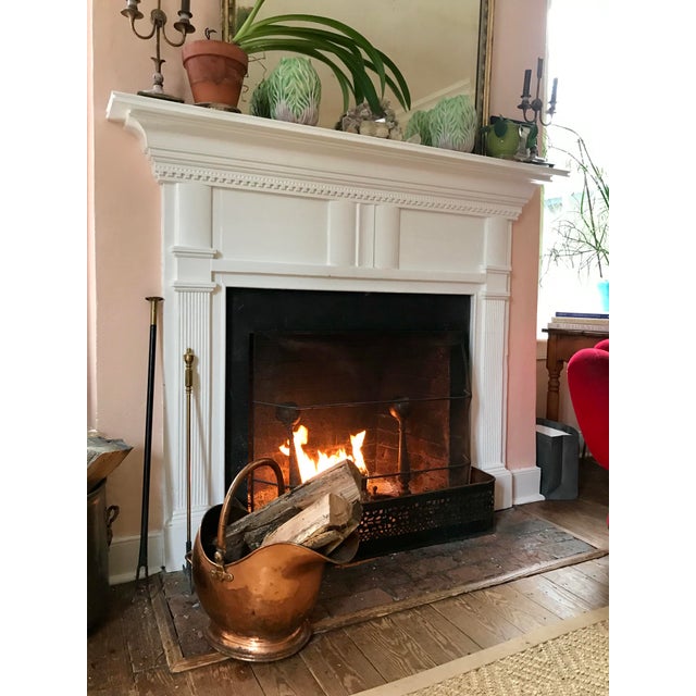 Copper and Brass Coal Hod / Firewood Holder Chairish