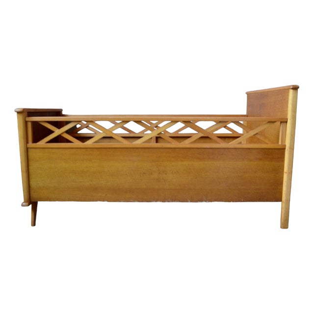 Bohemian Wooden Children's Bed, 1960s For Sale