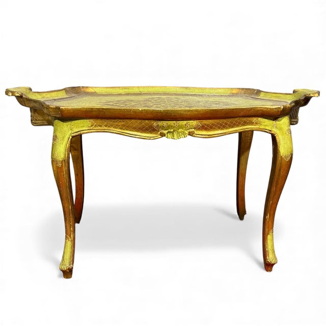 Antique Venetian Style Coffee Table, 1890s For Sale - Image 6 of 7