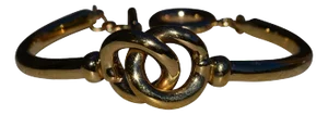The Elyria: Ladies 14K Yellow Gold Horse Bit Toggle Bracelet