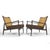 Mid-Century Modern Ib Kofod-Larsen Cane-Back Lounge Chair (Pair) For Sale - Image 3 of 11