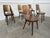 Frosted Brown Chairs from Baumann, 1960s, Set of 6 For Sale - Image 4 of 8