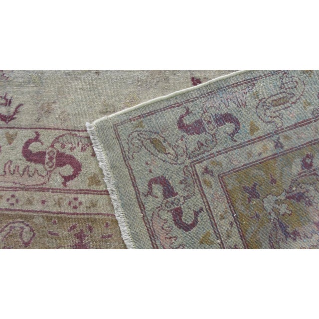 Antique Amritsar Agra Rug For Sale - Image 4 of 10