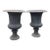 Late 20th Century Large Cast Iron Urns - Set of 2 For Sale