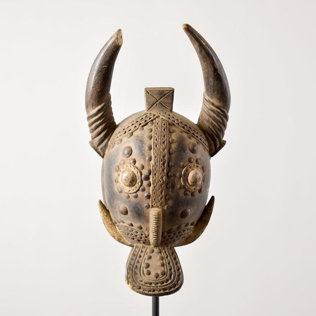 Early 20th Century Senufo Horned Mask Côte d'Ivoire For Sale In Denver - Image 6 of 10