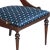 19th Century Italian Walnut Directory Gondola Chair For Sale - Image 4 of 5