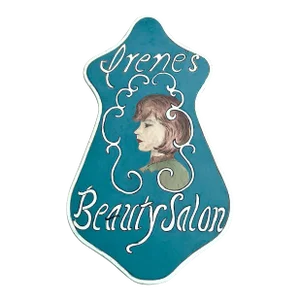 1960s Vintage Beauty Salon Sign Hand Painted Folk Art