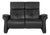 Dark Grey Leather Varia Two-Seater Sofa from Mondo For Sale