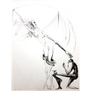 Salvador Dali - Venus in Furs - Original Stamp-Signed Etching 1968 For Sale