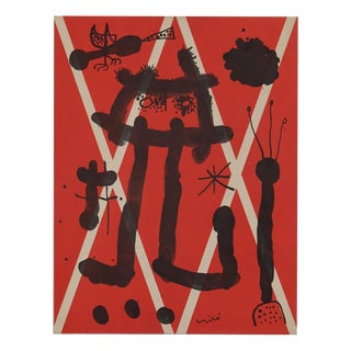 Joan Miro, The Surreal Peasant, Lithograph For Sale