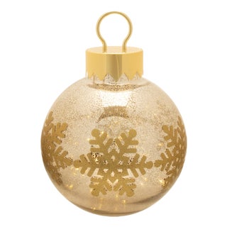 LED Mercury Glass Ornament 13"H For Sale