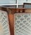 Early 20th Century Inlaid Barrel Back Chair With Scalloped Blue Upholstery For Sale - Image 13 of 14