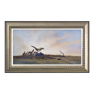 Late 20th Century Flock of Prey, Craig Bone For Sale