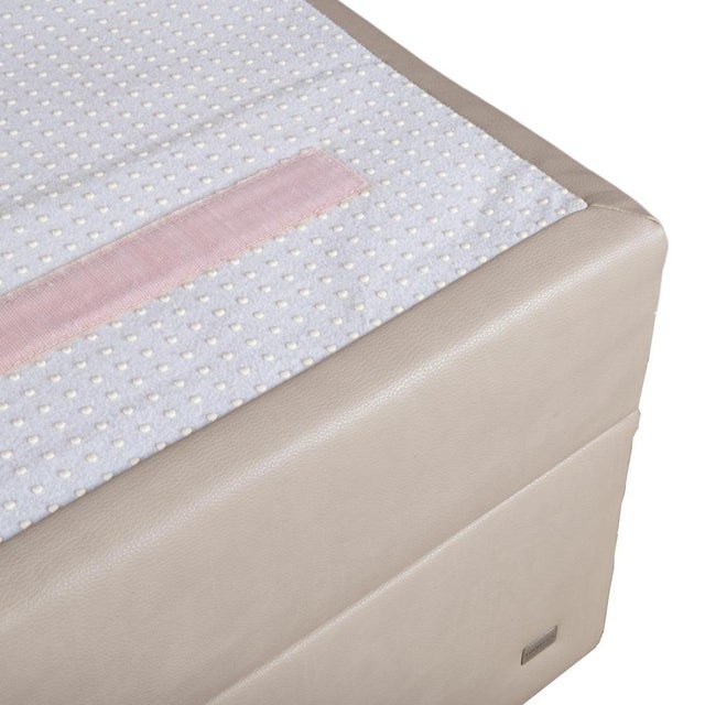Ruf Veronesse QLX Leather Bed Beige Cream Sand For Sale - Image 6 of 14