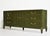 Mid 20th Century Mid Century Traditional Dresser Sideboard by Union National Jamestown Ny in Green - Newly Painted For Sale - Image 5 of 14