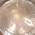 French Provincial Vintage Egytian Hammered Sculptured Copper Platter/ Bowl With French Fluer- De- Lis and Bee Symbol For Sale - Image 3 of 18