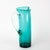 Portuguese Turquoise Glass Jug, 1960s For Sale - Image 6 of 18