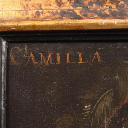 Camilla Queen of the Amazons, Oil on Canvas For Sale - Image 6 of 11