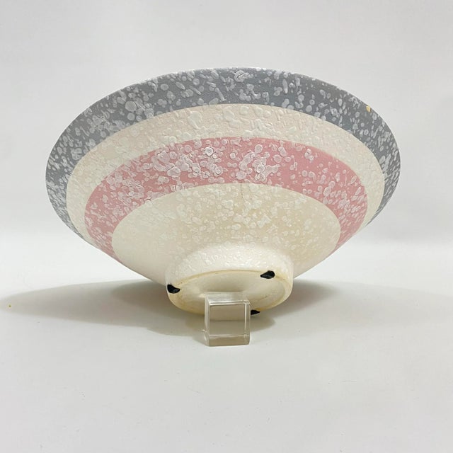 80s Maurice Ceramics Striped Catchall Bowl For Sale - Image 9 of 13