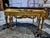 French 1960s French Louis XVI Marquetry Empire Revival oval center table For Sale - Image 3 of 5