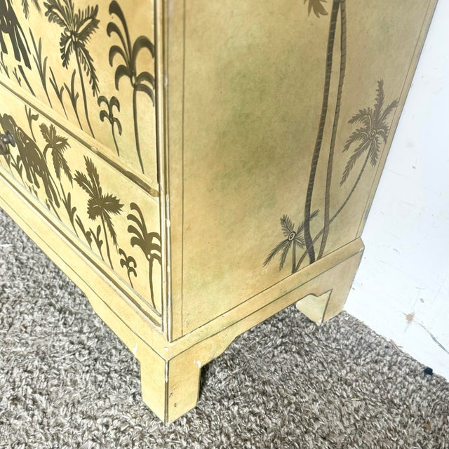 Regency Chest of Drawers With Hand Painted Elephants For Sale - Image 9 of 12