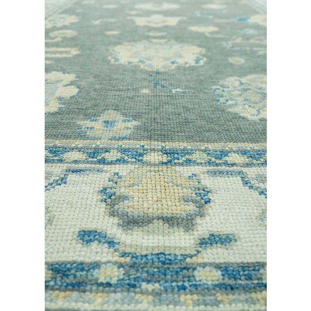 Turkish Oushak Rug 5'1" x 7'6" #19161 For Sale In Houston - Image 6 of 8