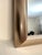 Wood Contemporary Transitional Brushed Silver Finish Solid Large Wall Mirror For Sale - Image 7 of 11