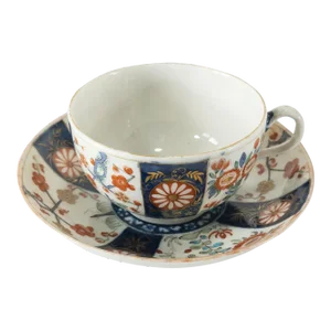 English Royal Worcester "Rich Queen" Teacup & Saucer