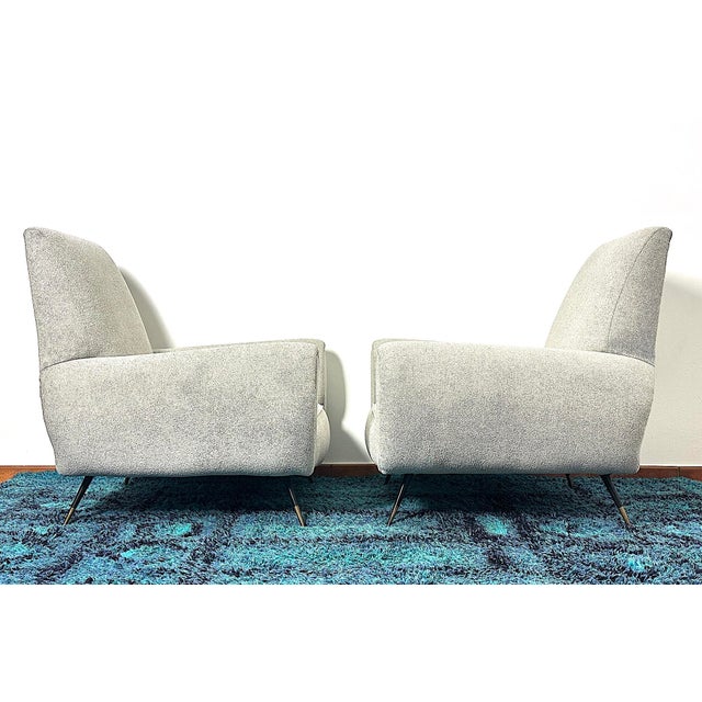 Gigi Radice Armchairs by Minotti, Italy, 1950s, Set of 2 For Sale - Image 16 of 18