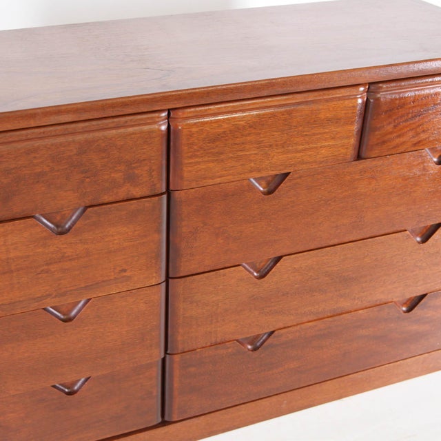 Japanese Chest of Drawers in Oak, 1980s For Sale - Image 10 of 18